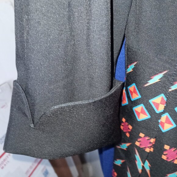 Liza Luxe Parrot and Pineapple Pleated Skirt Dress sz L, NWT  /B14 - Picture 7 of 8